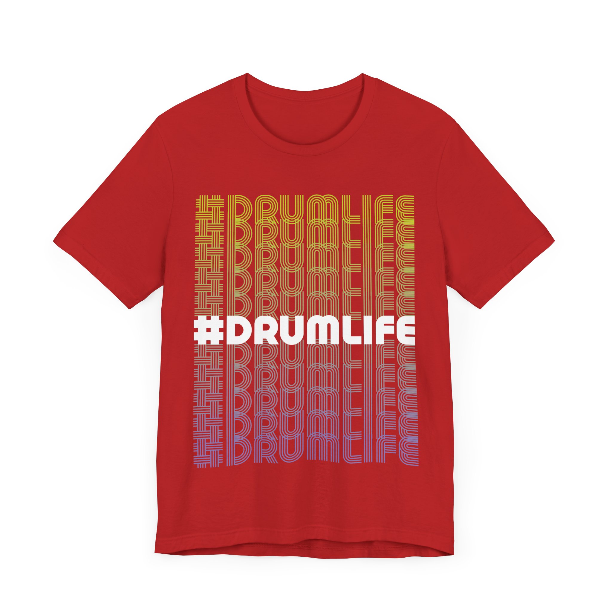 Unisex #Drumlife Short Sleeve Tee - Image 23