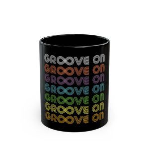 11oz Groove On 'til Infinity Black Mug