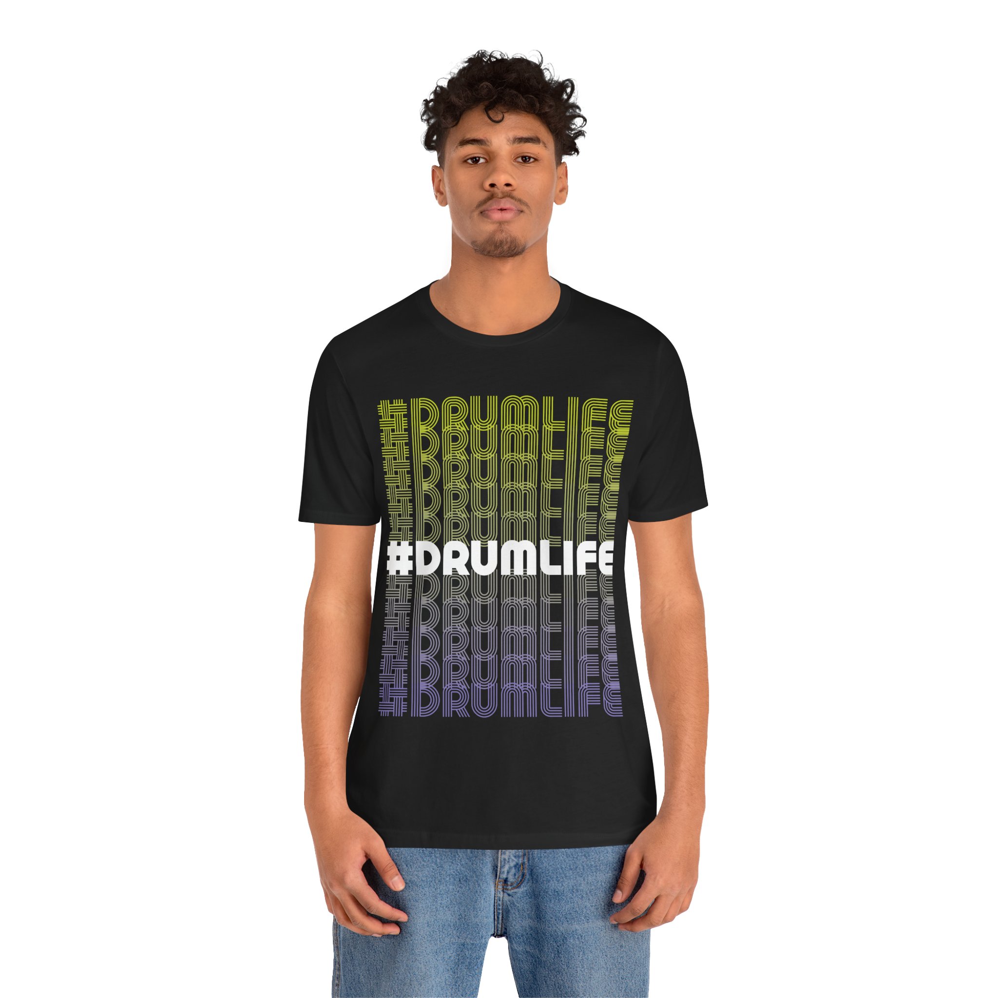 Unisex #Drumlife Short Sleeve Tee - Image 4