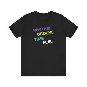 Unisex Rhythm Groove Time Feel Short Sleeve Tee