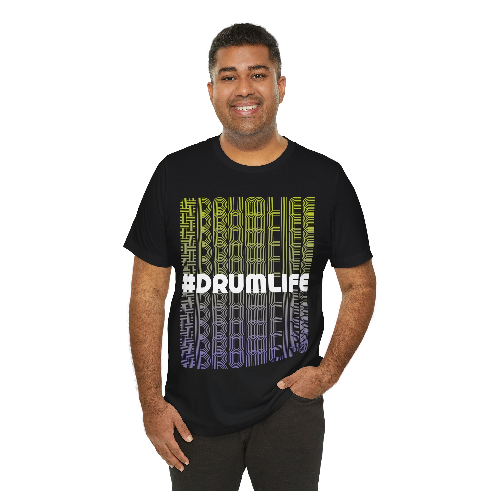 Unisex #Drumlife Short Sleeve Tee - Image 8